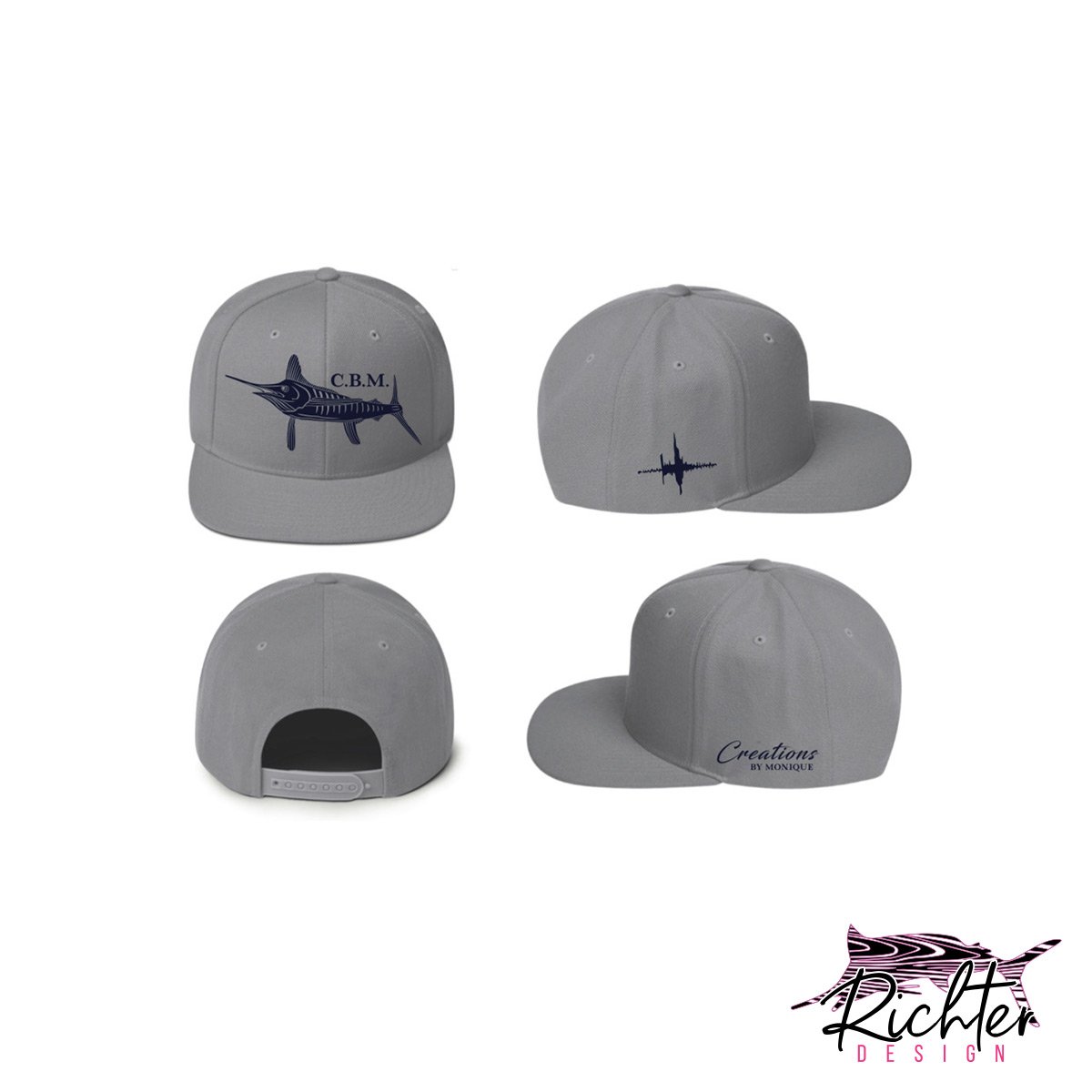 Creations by Monique Snapback Hat (Embroidered)